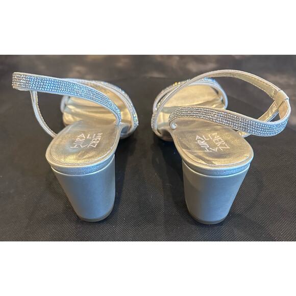 Naturalizer Womens Vanessa2 Rhinestone Embellished Strappy Heel Sandal 10M Champ - Picture 2 of 11